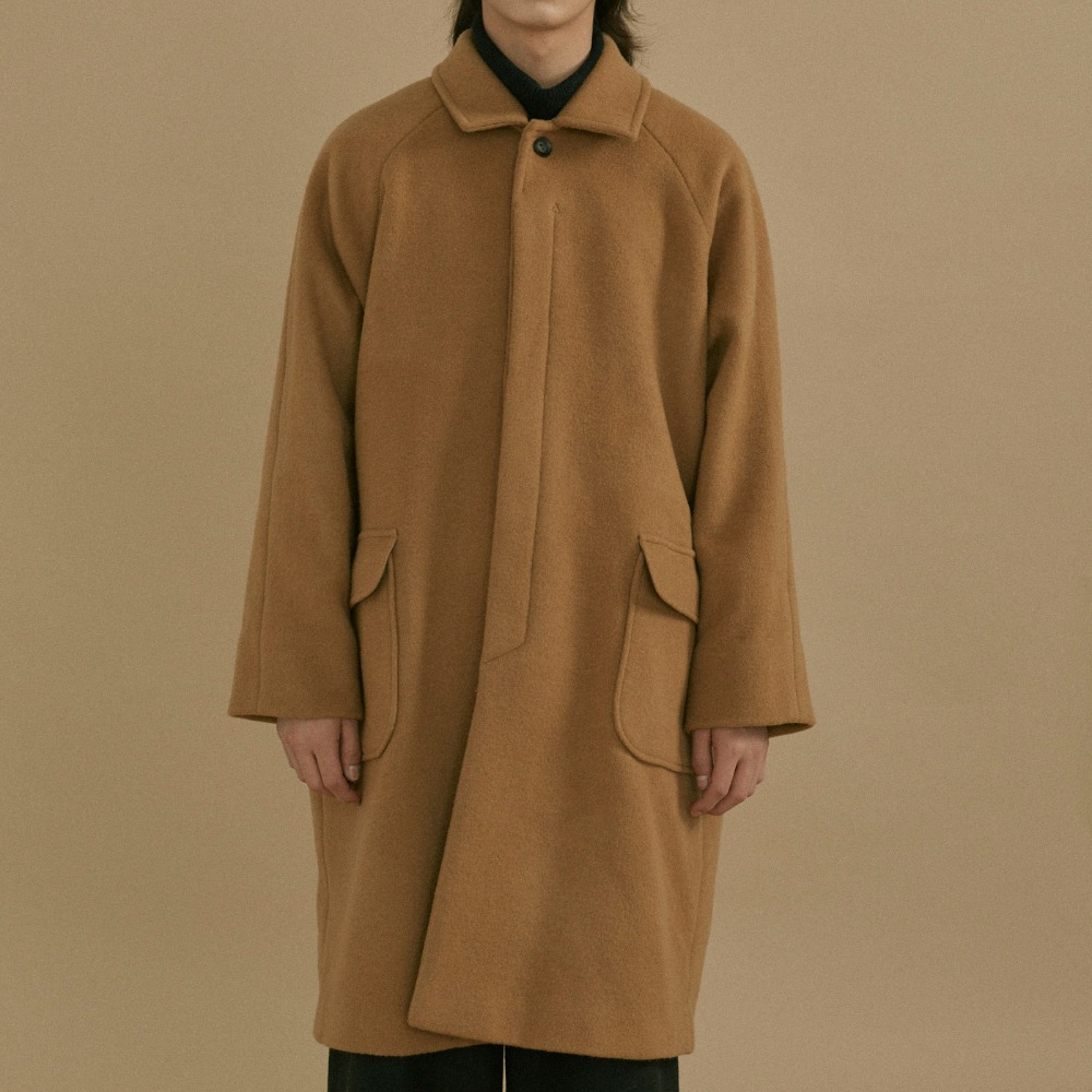 unisex wool mac coat beige [2color]