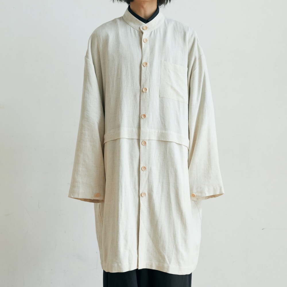 unisex fishtail jacket beige [2color]