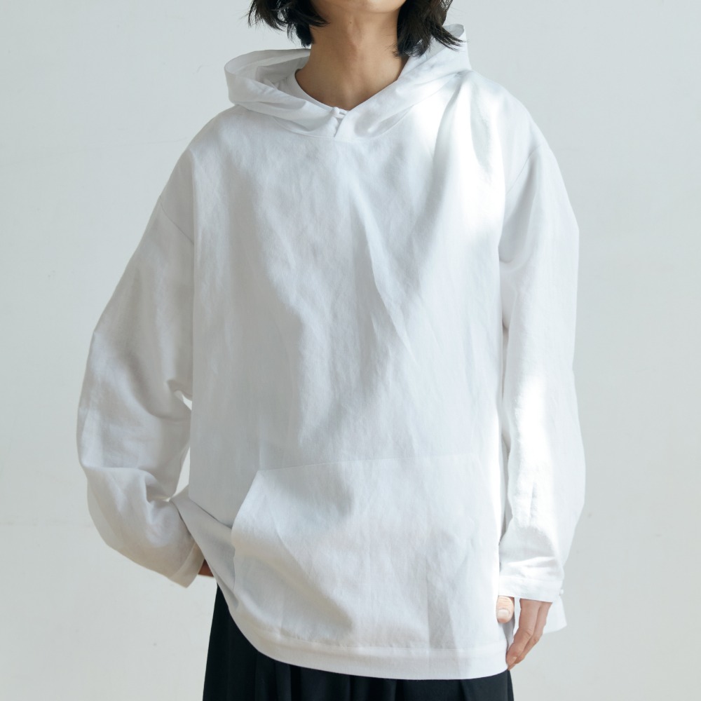 unisex linen hood white [4color]