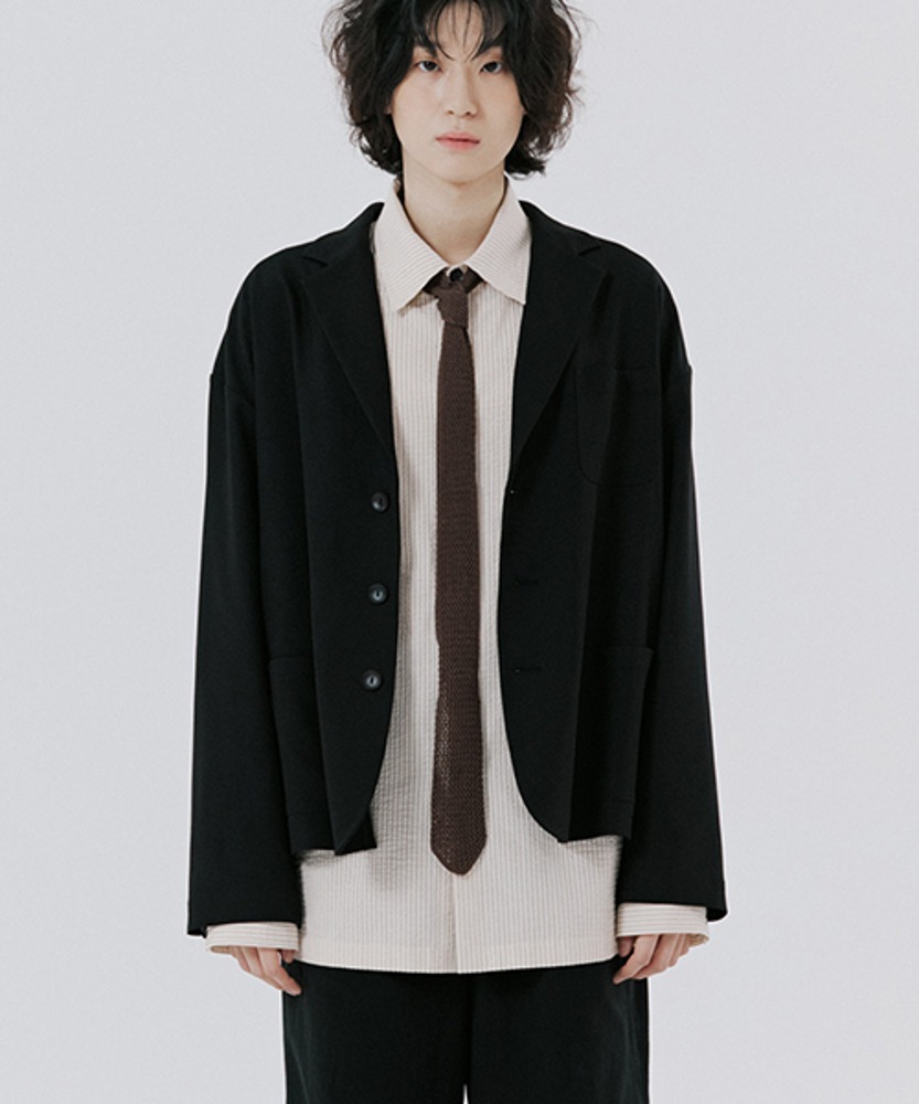 unisex tailored jacket black [2color] [3월 20일 순차적배송]
