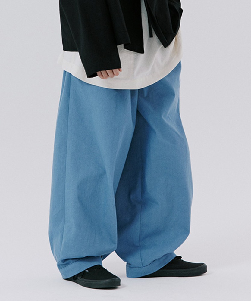 unisex denim balloon pants  light blue [3color] [3월 15일 순차적배송]