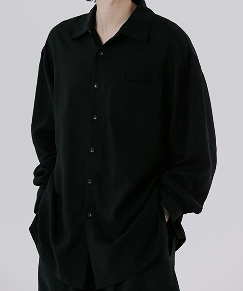 unisex standard shirts black [2color]